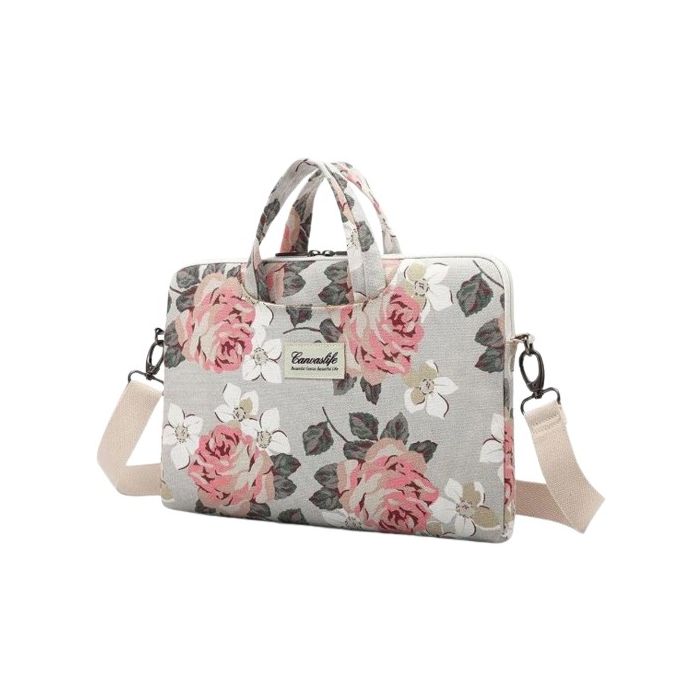 Canvaslife Briefcase na 13"-14" notebook, bielo-ružová, taška na notebook