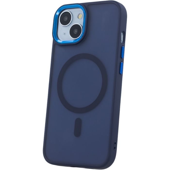 Obal Frozen Mag case Apple iPhone 16 navy blue
