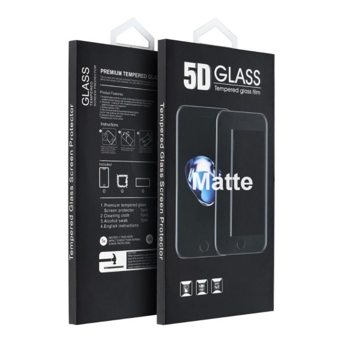 5D Full Glue Tvrdené sklo Apple iPhone 16 Pro (MATTE) black