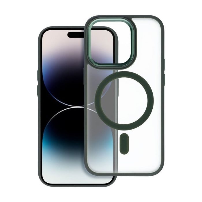 Obal Matte Mag Cover MagSafe Apple iPhone 16 Plus green