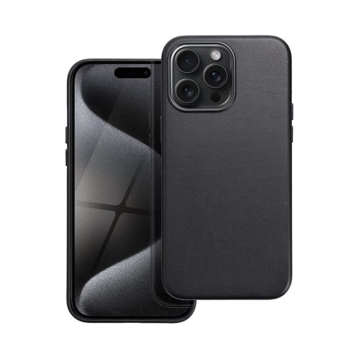 Obal Leather Mag Cover Apple iPhone 16 Plus black