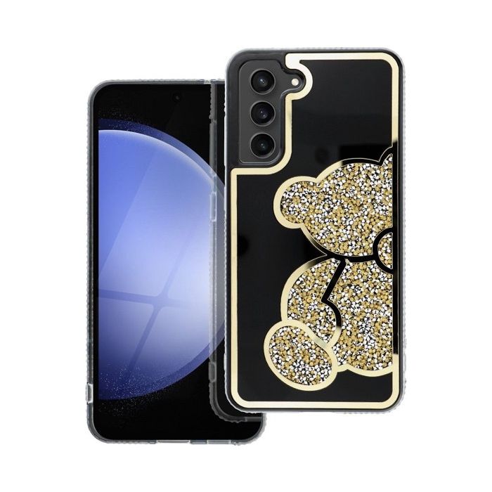 Obal TEDDY BEAR Case Samsung Galaxy A25 5G A256 gold