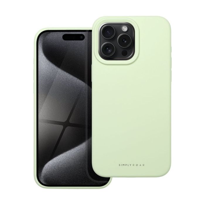 Obal Roar Cloud-Skin Case Apple iPhone 16 Pro Light Green