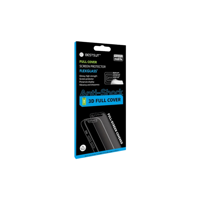 Bestsuit Flexible Hybrid Glass 5D Apple iPhone 16 black