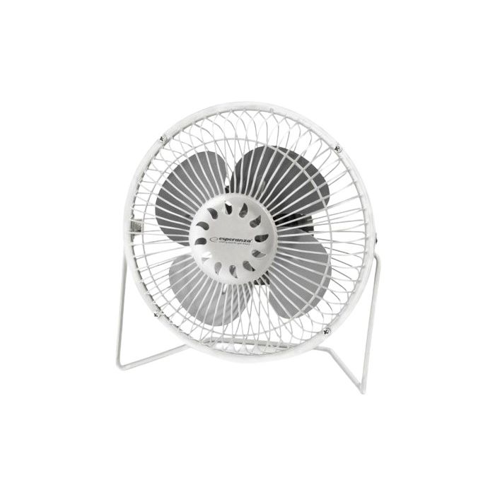 Prenosný USB-A ventilátor, biely