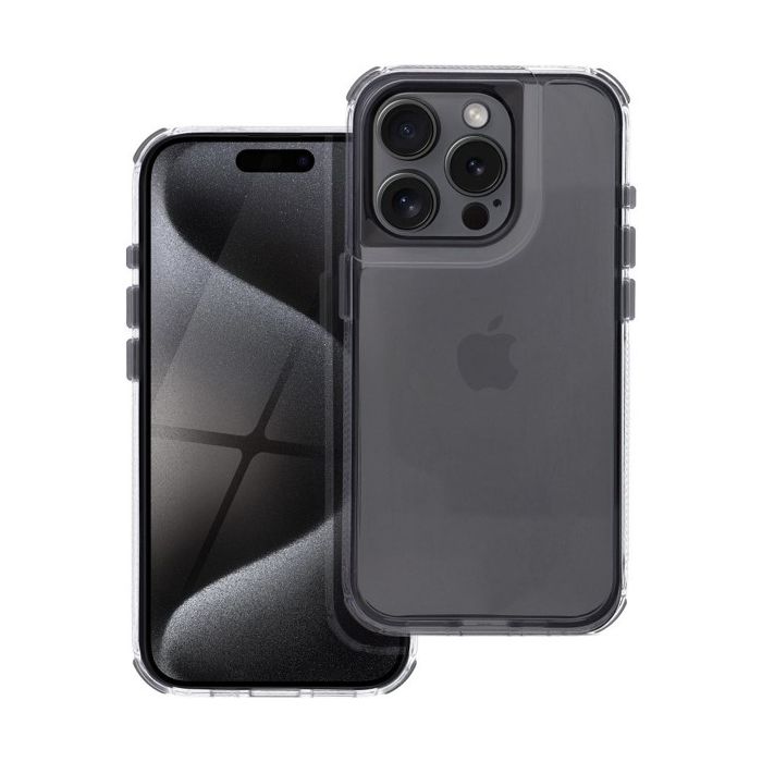 Obal MATRIX CLEAR Case Apple iPhone 16 Pro Max black