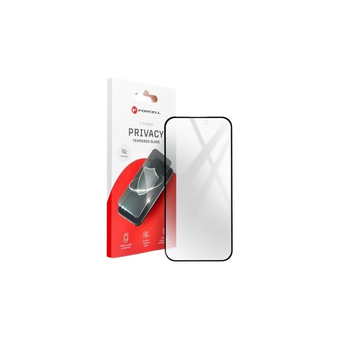 Forcell Privacy Glass Apple iPhone 15 Pro black