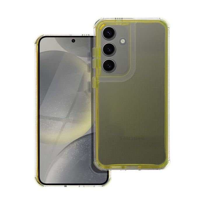 Obal MATRIX CLEAR Case Samsung Galaxy S21 FE 5G G990 yellow