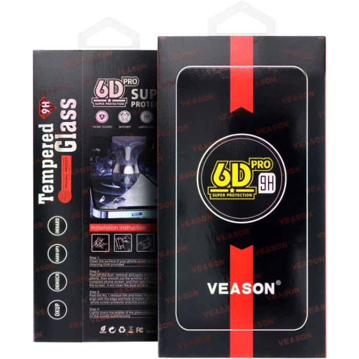 Ochranné sklo Veason 6D Pro Glass Xiaomi Redmi 14C/POCO C75 čierne