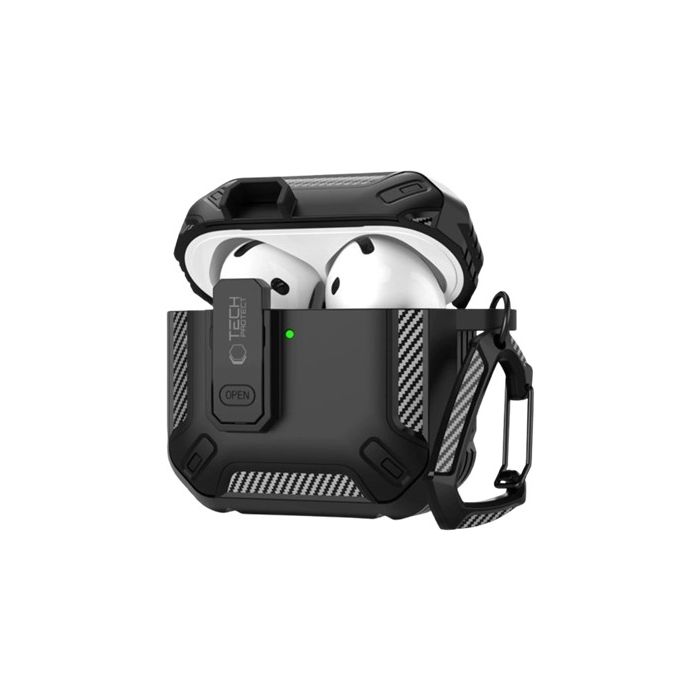 Obal Tech-Protect Carbonox Apple AirPods 4 Black