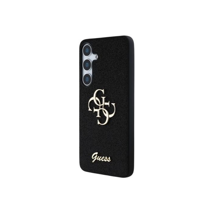 Obal Guess PU Fixed Glitter 4G Metal Logo Samsung Galaxy S25+ 5G S936 GUHCS25MHG4SGK Black