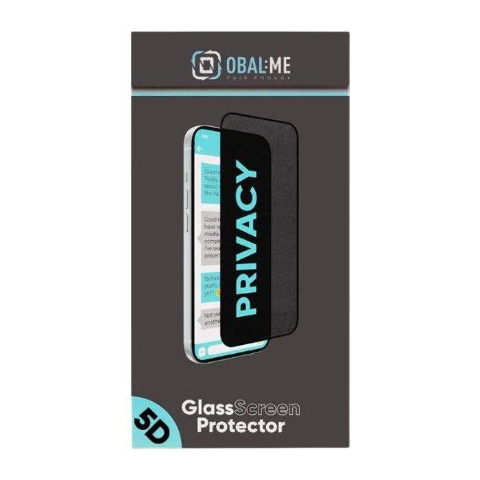 Ochranné sklo OBAL:ME Privacy 5D Samsung Galaxy S25+5G S936 čierne