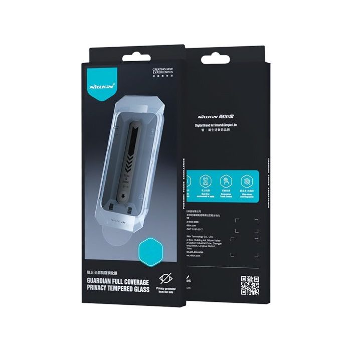 Ochranné sklo Nillkin Guardian 0.25mm 2.5D Apple iPhone 16 Pro čierne (s aplikátorom)