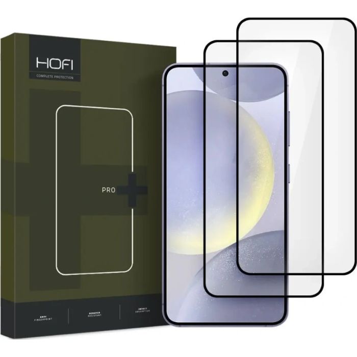 Ochranné sklo na fotoaparát Hofi Glass Pro+ Samsung Galaxy S25 5G S931 čierne (2ks)