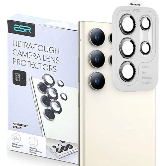 Ochranné sklo na fotoaparát ESR Armorite Camera Protector Samsung Galaxy S25 Ultra 5G S938 čierne
