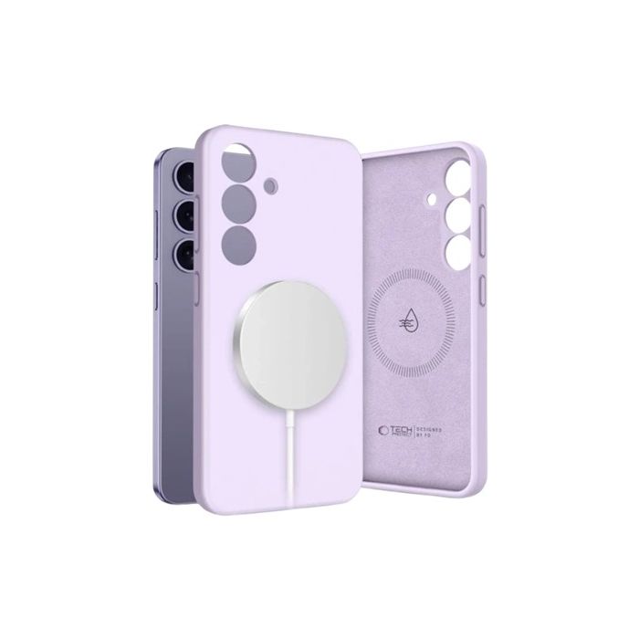 Obal Tech-Protect Liquid Silicone MagSafe Samsung Galaxy S25+ 5G S936 Mauve