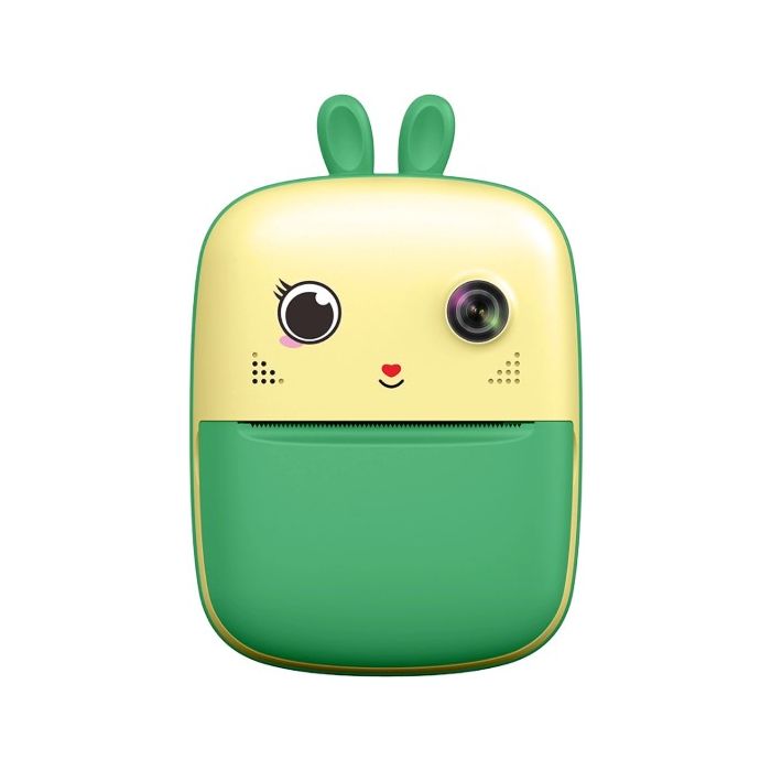 HURC10Z Mini termálna fototlačiareň pre deti, nahrávanie videa, zelená