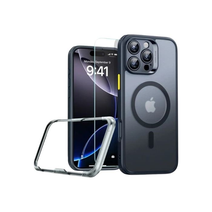 Obal ESR Classic Pro Set Halolock MagSafe Apple iPhone 16 Pro Frosted Black