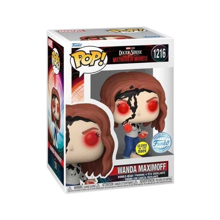 POP! Doctor Strange in the Multiverse of Madness: Wanda Maximoff (Marvel) Special Edition Glows in The Dark