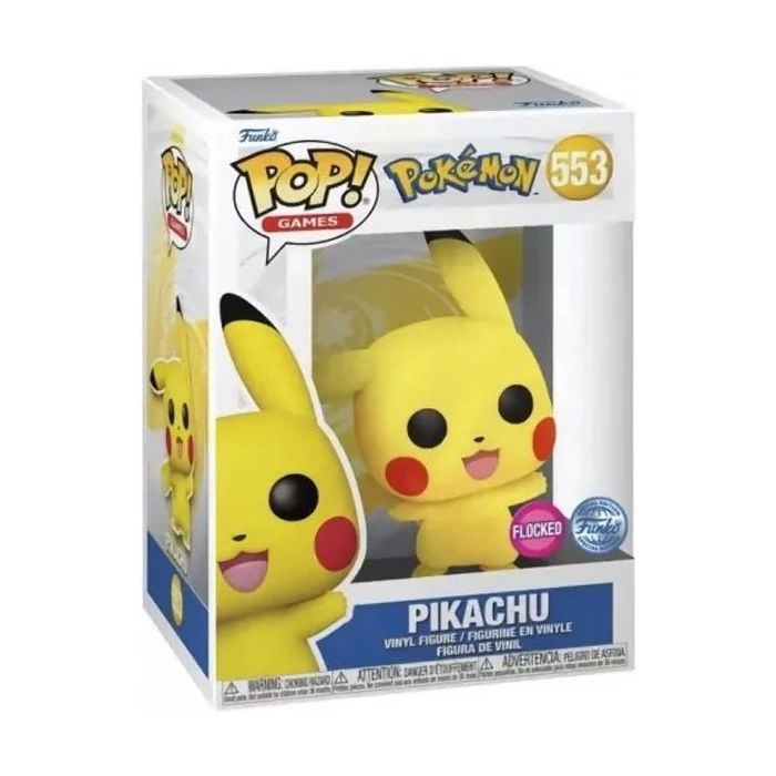 POP! Games: Pikachu (Pokémon) Special Edition (Flocked)
