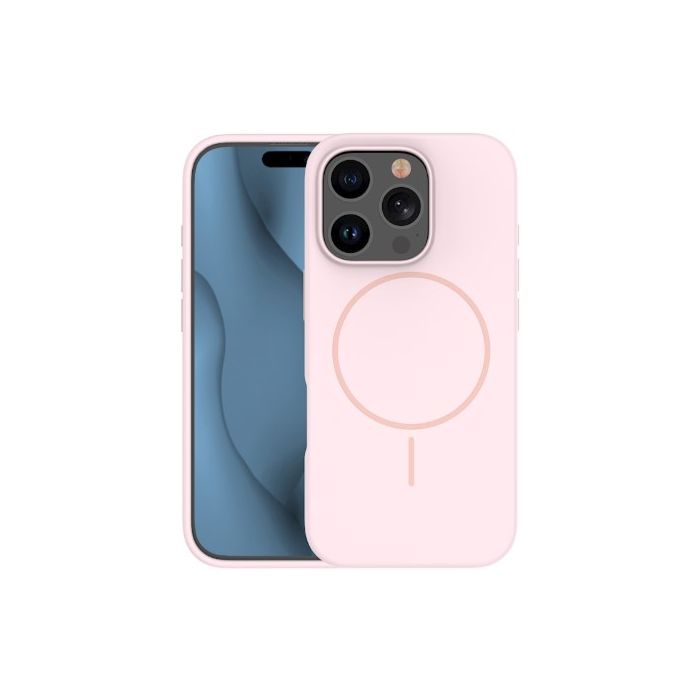Obal Silicone Thin Mag Apple iPhone 15 ružový