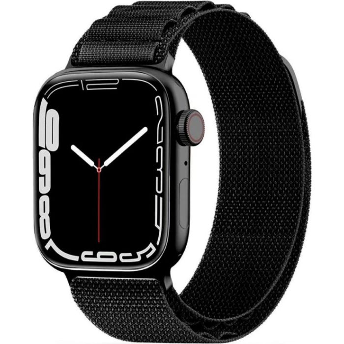 Remienok Tech-Protect Nylon Pro Apple Watch 4/5/6/7/SE/8/9/Ultra 44/45/49mm čierny