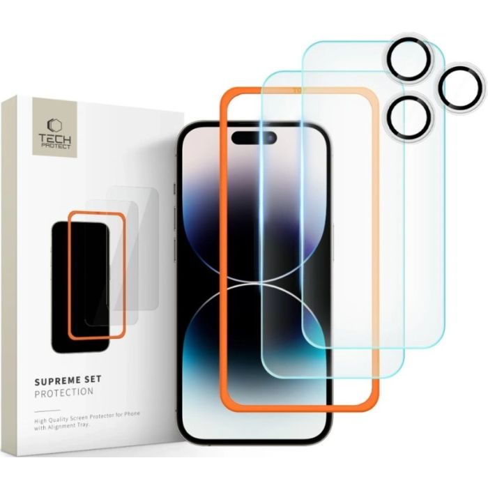 Tech-Protect Supreme Set Apple iPhone 16 Pro Clear