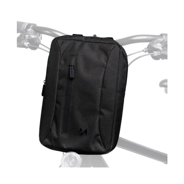 Wozinsky WSB6GR, taška na bicykel na riadidlá, šedá
