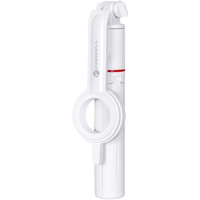 FORCELL F-GRIP MagSelfie S100M, selfie tyč s bezdrôtovým ovládaním, biela