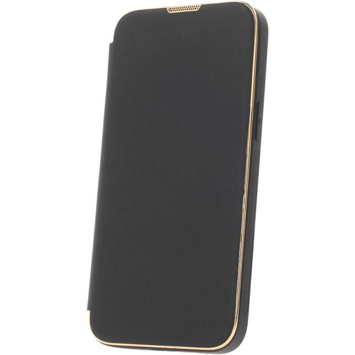Obal Smart Gold Frame Mag case Apple iPhone 14 Pro black