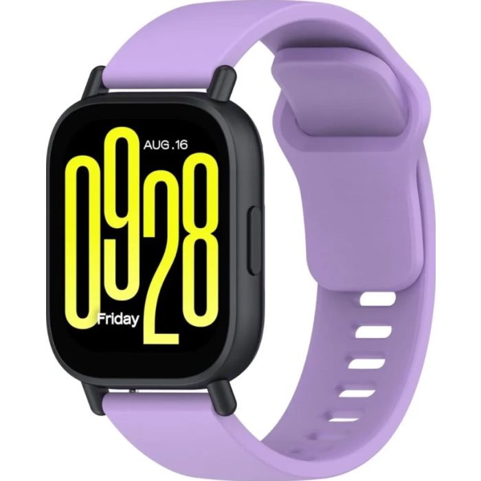 Remienok Bizon Strap Watch Silicone Xiaomi Redmi Watch 5 Lite/5 Active fialový