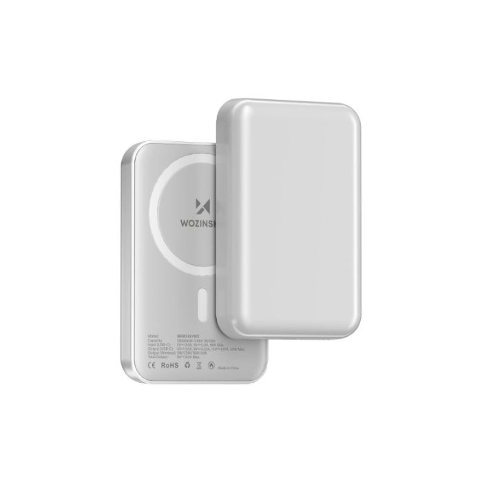 Wozinsky WRW349YWS, 10000mAh, magsafe powerbanka, biela