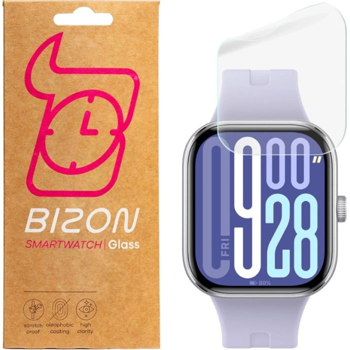 Ochranná fólia Bizon Glass Watch Hydrogel Xiaomi Redmi Watch 5 (2ks) transparentná