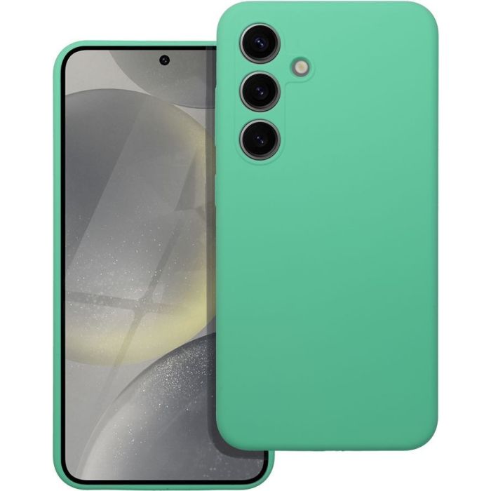 Obal SILICONE 2mm Motorola Moto G15 zelený
