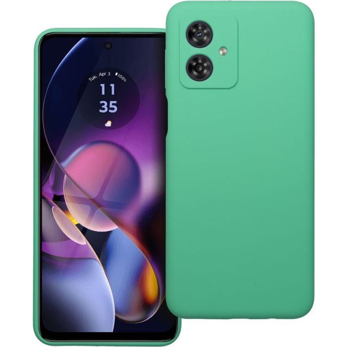 Obal SILICONE 2mm Motorola Moto G54 5G zelený