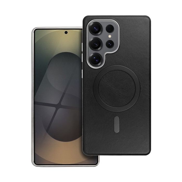 Obal GENTLEMAN MAG COVER Case MagSafe Samsung Galaxy A26 5G A266 čierny