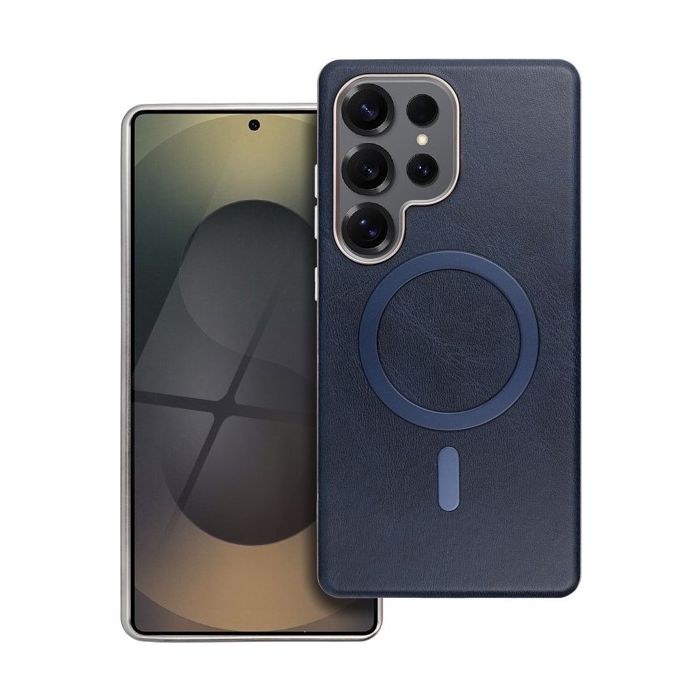 Obal GENTLEMAN MAG COVER Case MagSafe Samsung Galaxy A26 5G A266 modrý