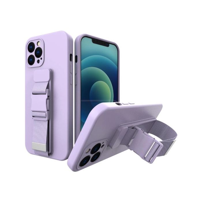 Obal Rope Gel Case Apple iPhone 13 Mini fialový