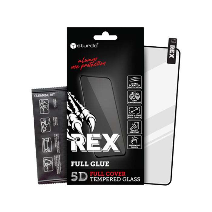 Ochranné sklo Sturdo Rex 5D Honor 400 Lite 5G čierne