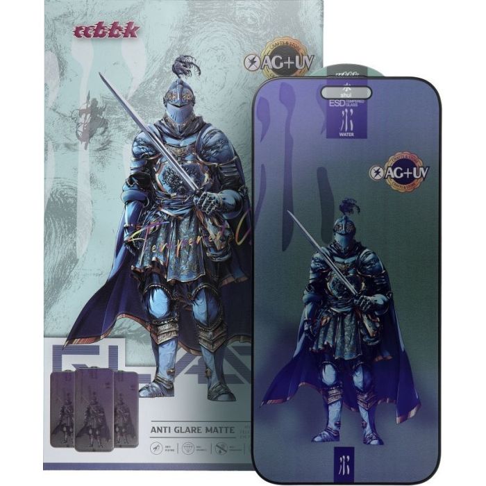 Ochranné sklo OG Shuijia Privacy Glass Apple iPhone 13/13 Pro/14 čierne (matné)