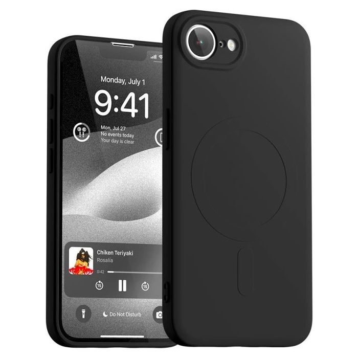 Obal Mercury SemiSilicone MagSafe Apple iPhone 16e čierny