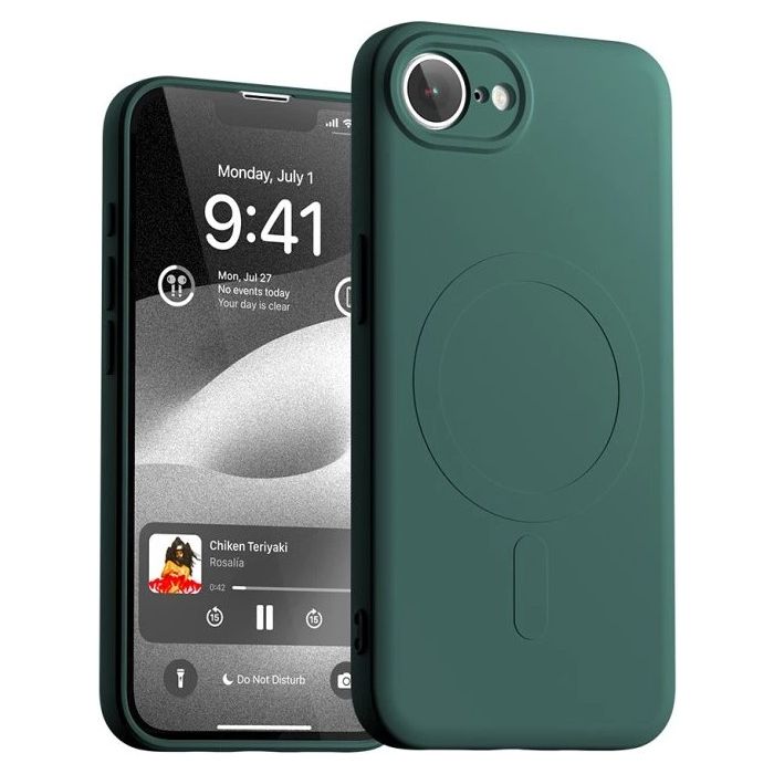 Obal Mercury SemiSilicone MagSafe Apple iPhone 16e zelený