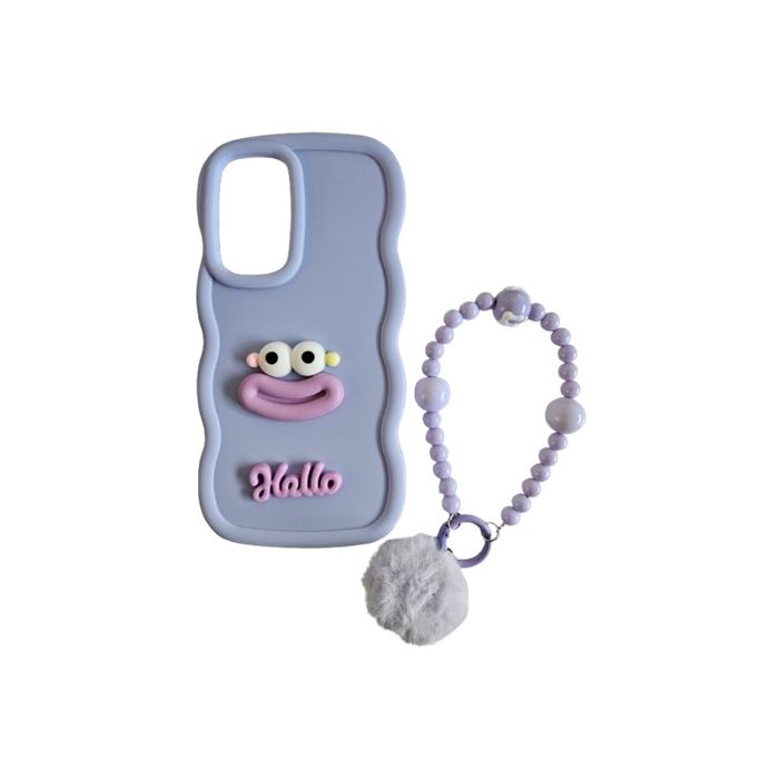 Obal 3D TPU Samsung Galaxy A36 5G A366/A56 5G A566 face fialový