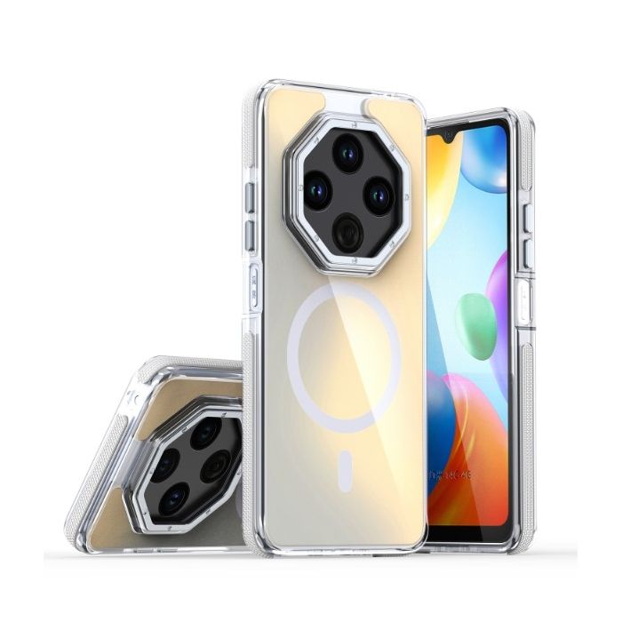 Obal Gradient Magsafe Xiaomi Redmi 14C/POCO C75 biely