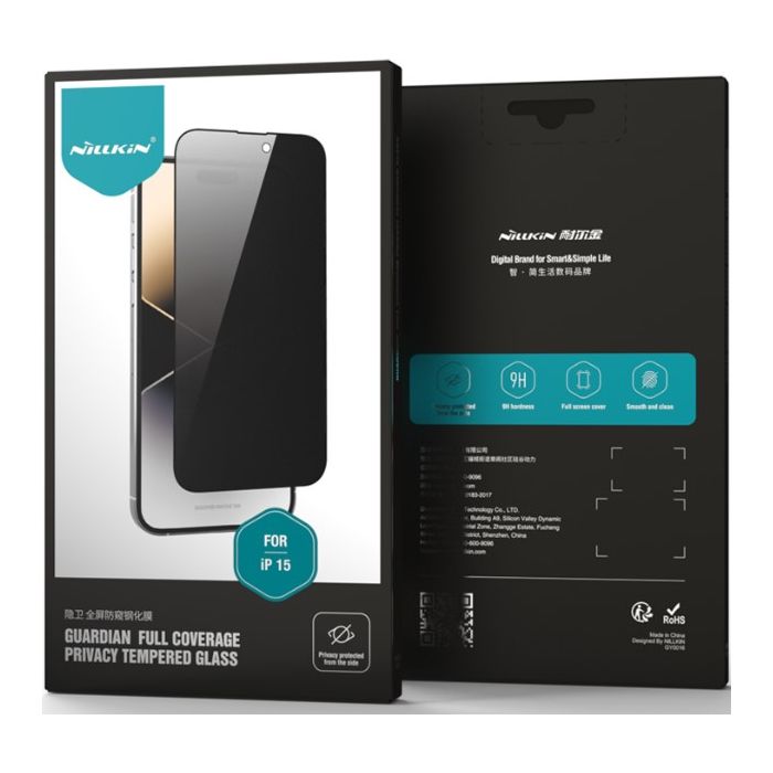 Ochranné sklo Nillkin Guardian Privacy 0.33mm 2.5D Apple iPhone 15 čierne