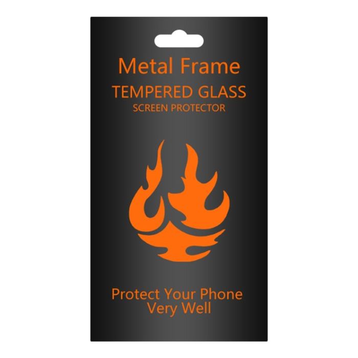 Tempered glass metal frame Samsung Galaxy S24 5G S921/S25 5G S931 black frame
