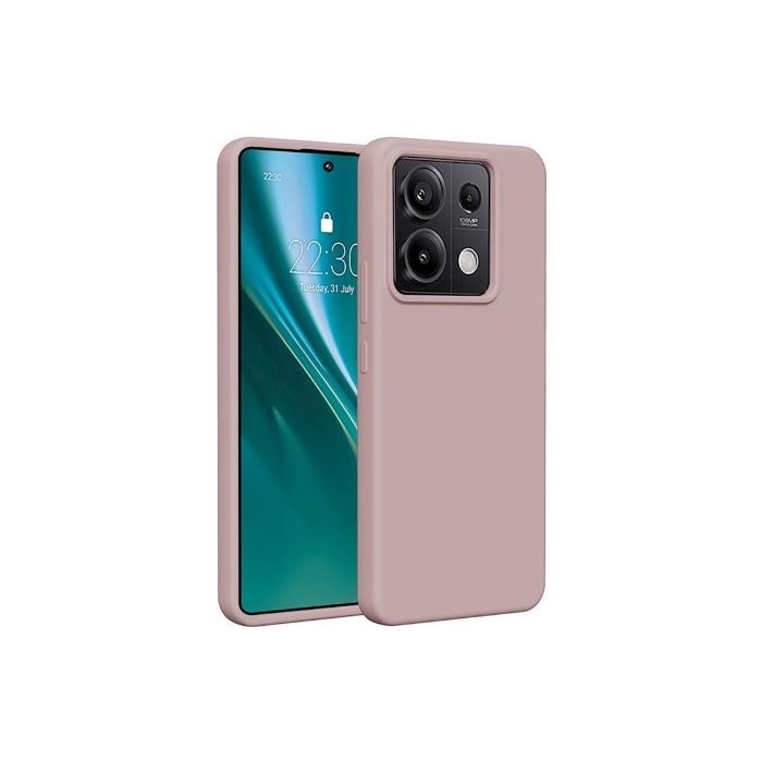 Obal Etteri Silicone case Xiaomi Redmi Note 13 4G light pink