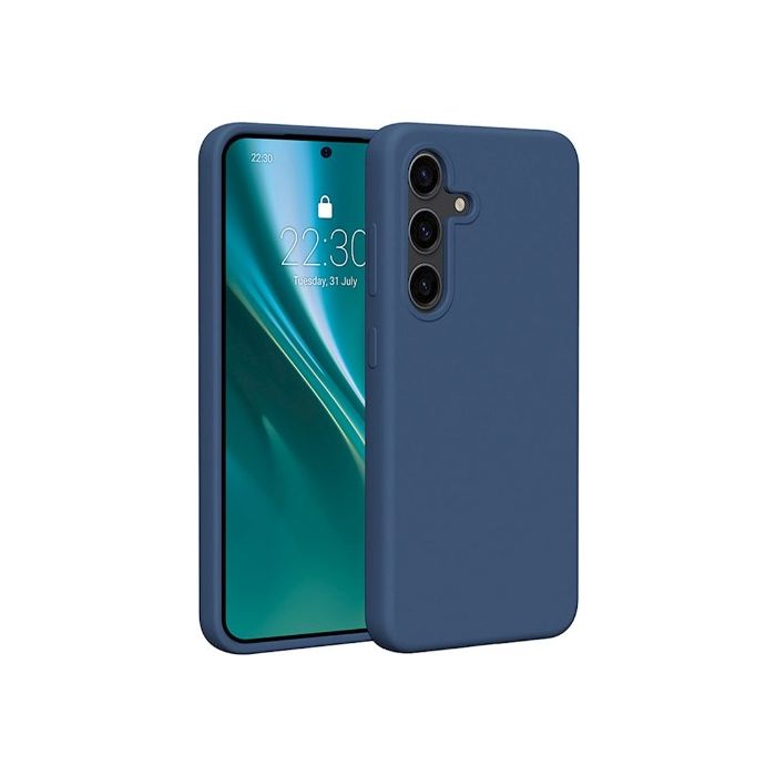 Obal Etteri Silicone case Samsung Galaxy S24 Ultra 5G S928 dark blue
