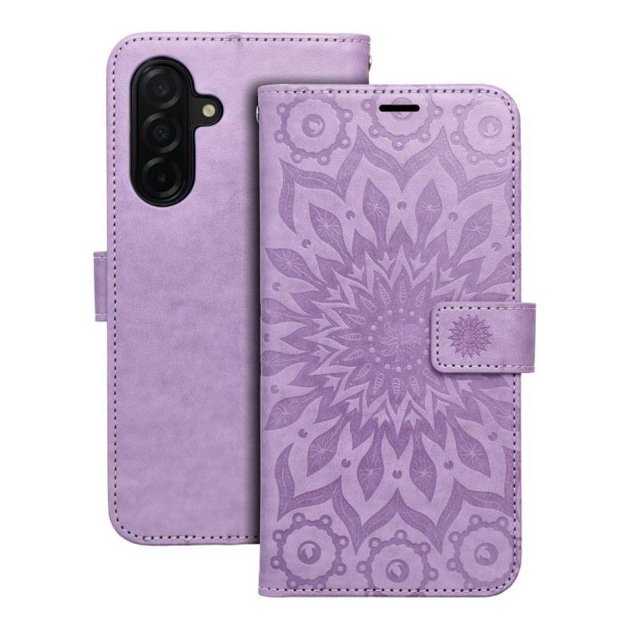 Obal MEZZO Book case Samsung Galaxy A26 5G A266 mandala fialový