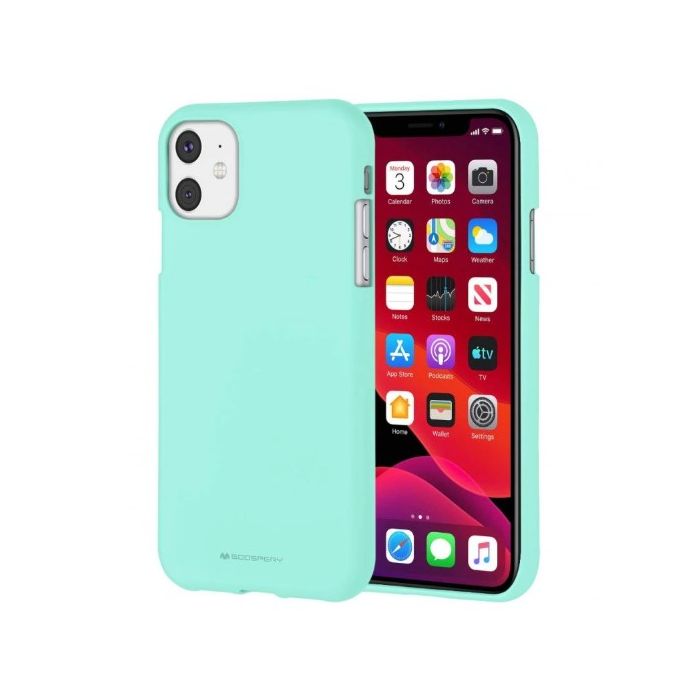 Obal Mercury Soft Apple iPhone 11 zelený